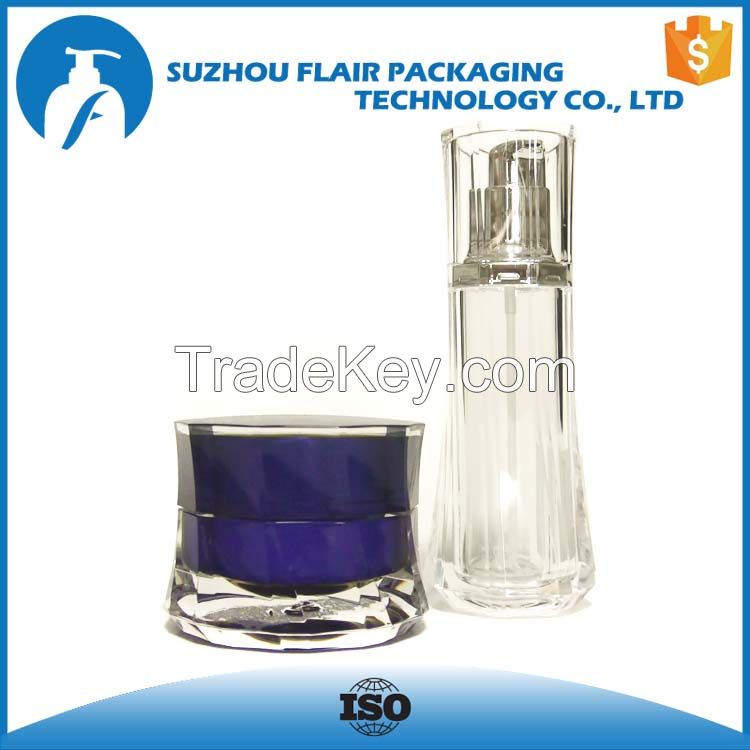 High quality acrylic cosmetic bottle and jar