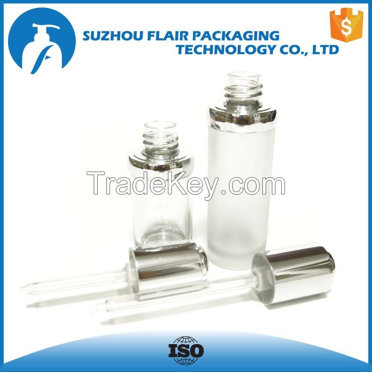 plastic cosmetic dropper bottle