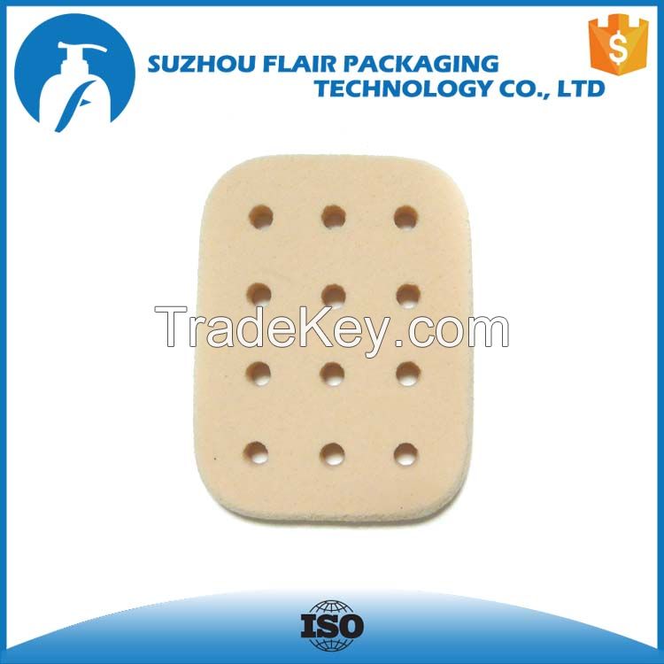 square shape cosmetic powder puff