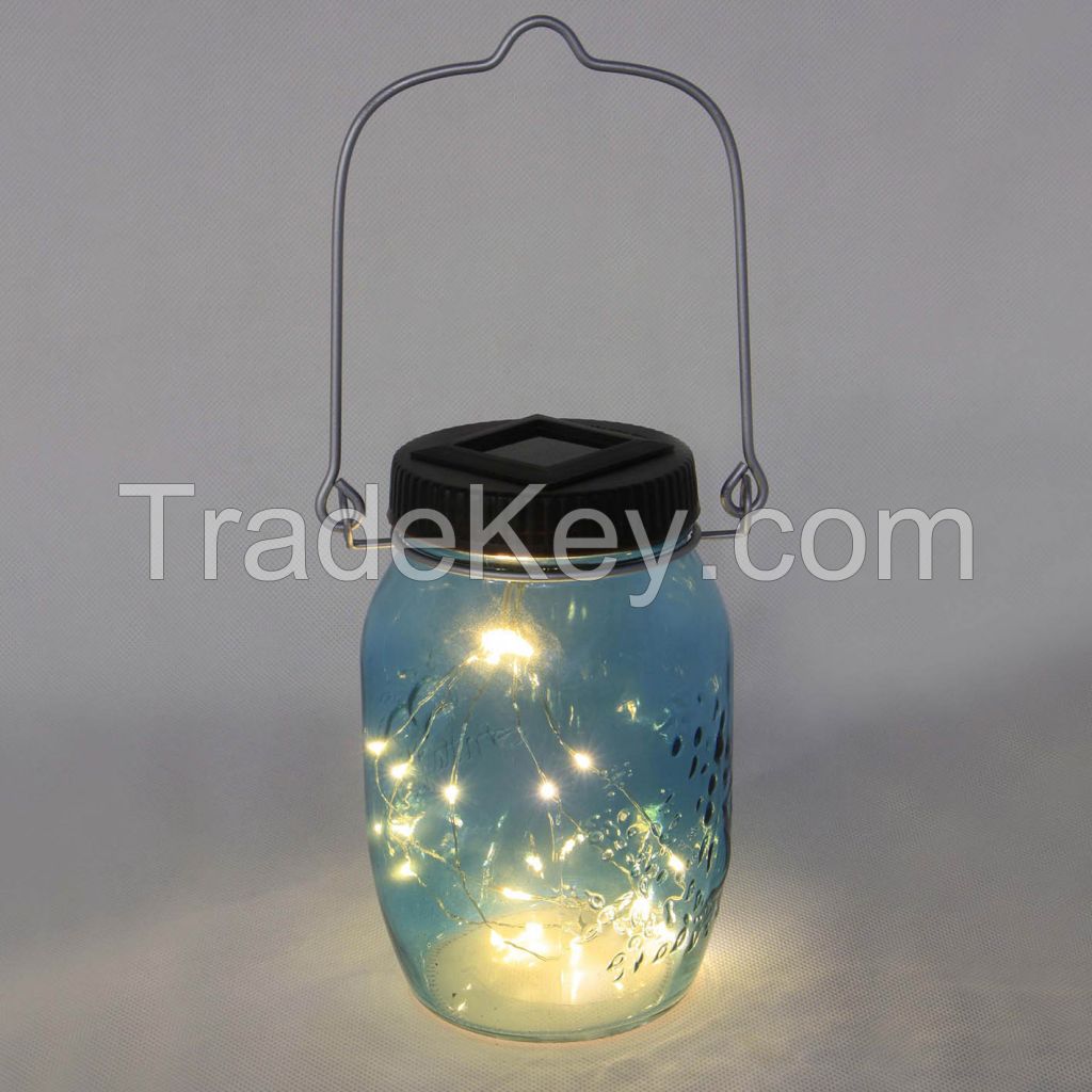Solar Powered Firefly Mason Jar