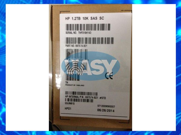 697574-B21 HPE 1.2TB SAS 10K RPM SFF Hard Drive