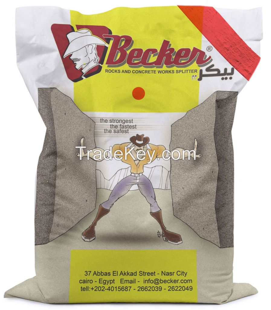 BeckerÃ‚Â® nonexplosive demolition agent