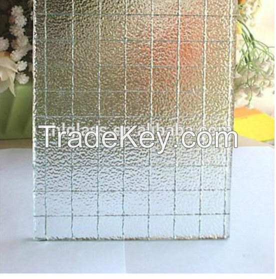 3-8mm Clear and Colored Patterned Glass (Puzzle, Flora, Nashiji, Moru-