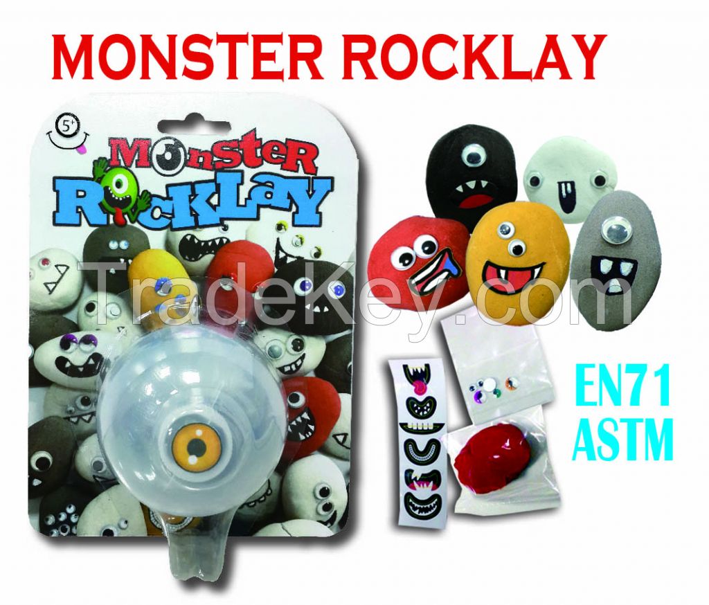 Monster Rocklay (Playdough/Putty)