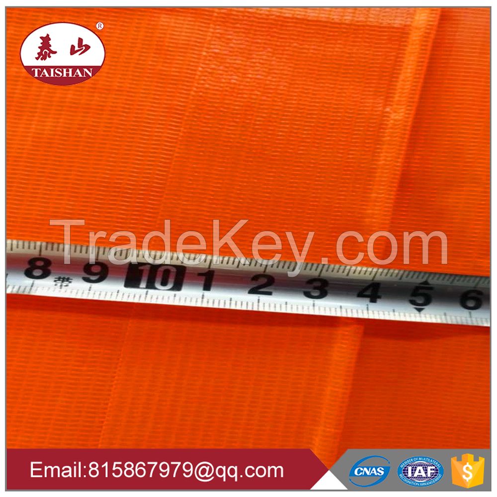 400g/sm flame retardant orange pvc tarpaulin