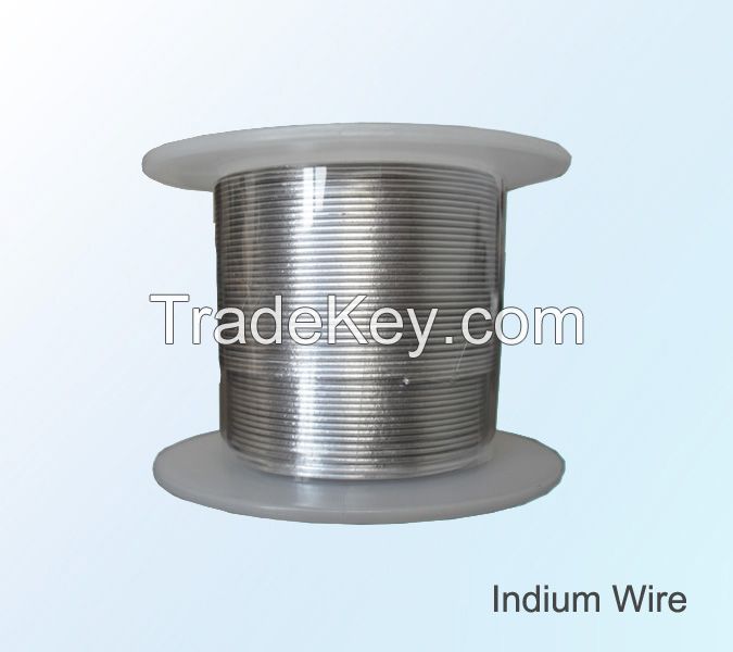 factory price indium wire indium 99.99% 4n for sale