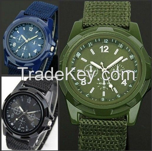 Nylon strap alloy watch at lowest price