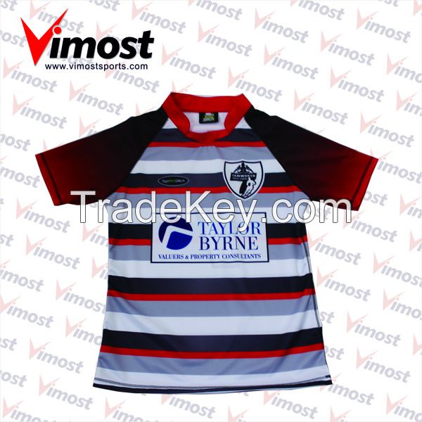 Custom sublimation rugby jersey