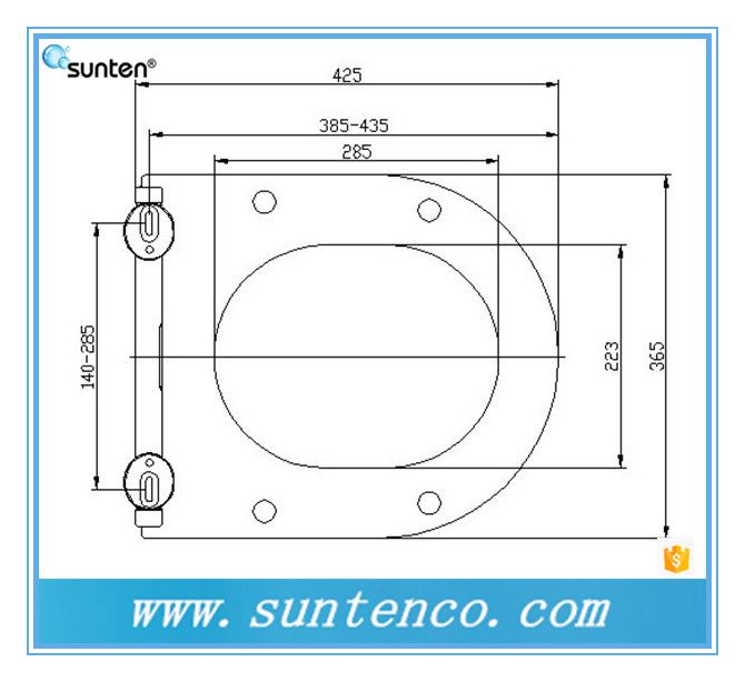 Xiamen Quick Release Family D Shape Toilet Seat Covers