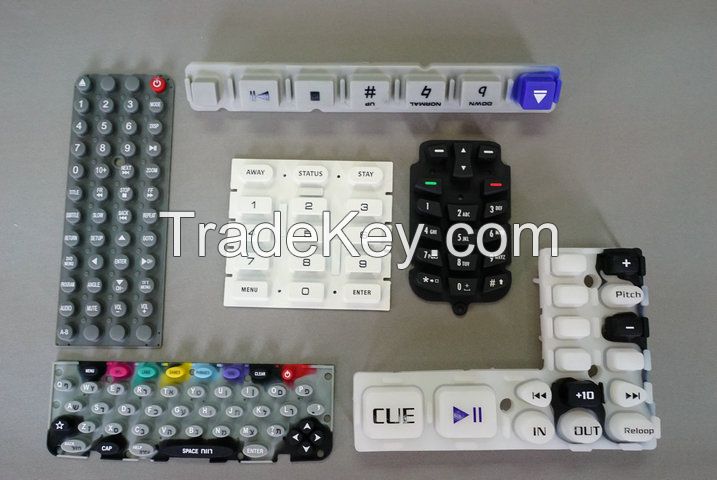 Home Appliance Application Silicone Keypad Button Material Silicone Rubber Buttons Keypad