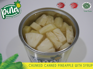 Sweet Canned Pineapple with Syrup From Indonesia