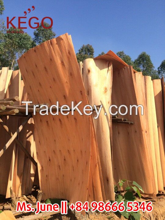 1.7mm Eucalyptus wood veneer,cheap wood core veneer