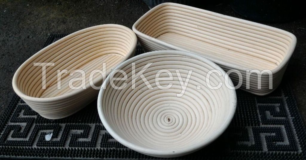 Bread proofing rattan basket