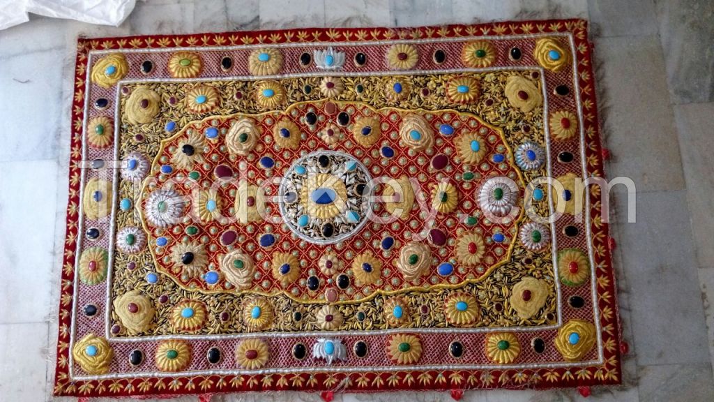 Wall Carpets with semi precious stones