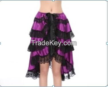 7006# 2016 lace sexy corset skirt for women 