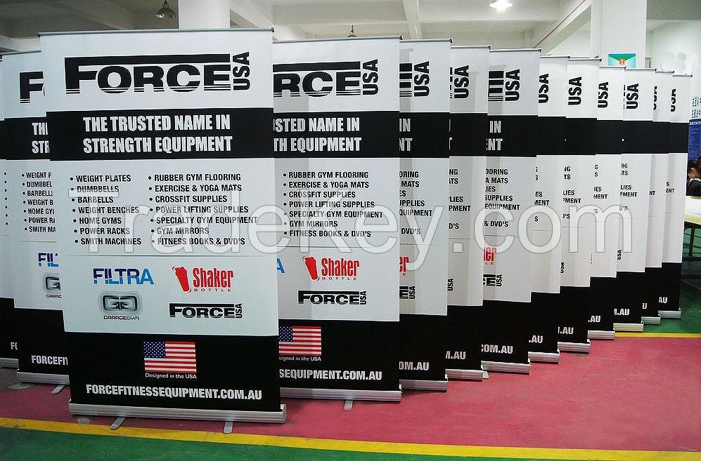 Roll up banner, Retractable Banner Stands