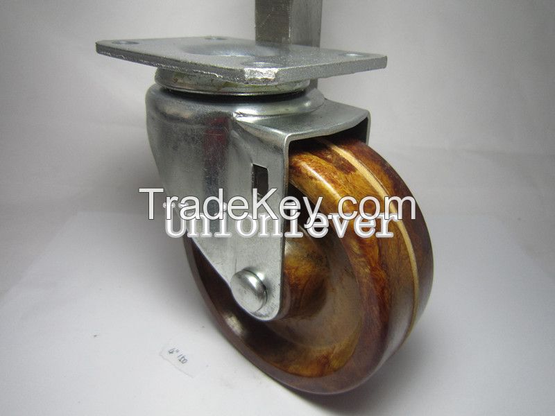 4 inch high temperature phenolic esd caster wheel