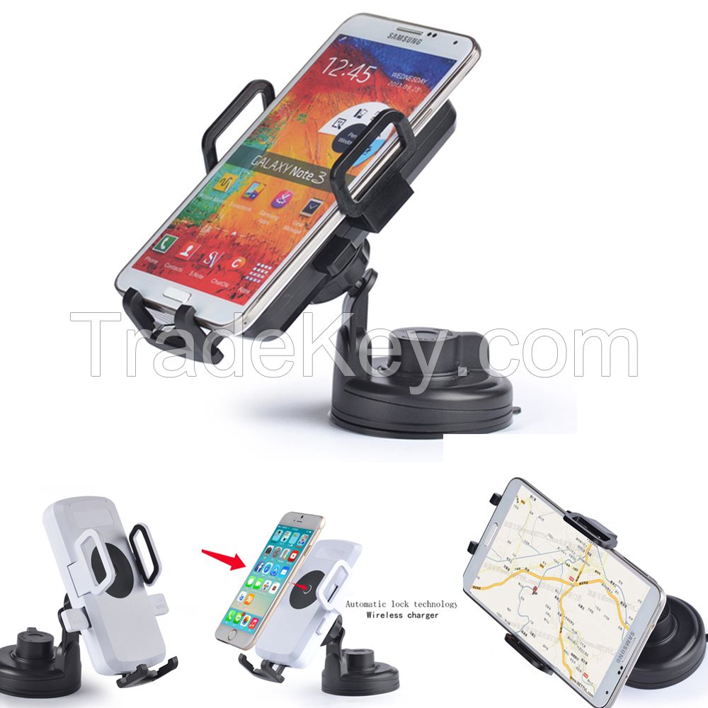 Hot selling QI standard Android triple coil qi wireless car charger