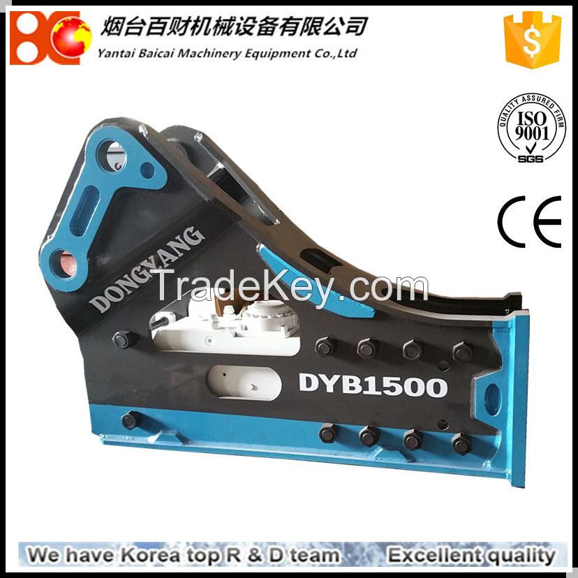 Yantai pterosaur DYB1500 hydraulic breaker with 150mm chisel