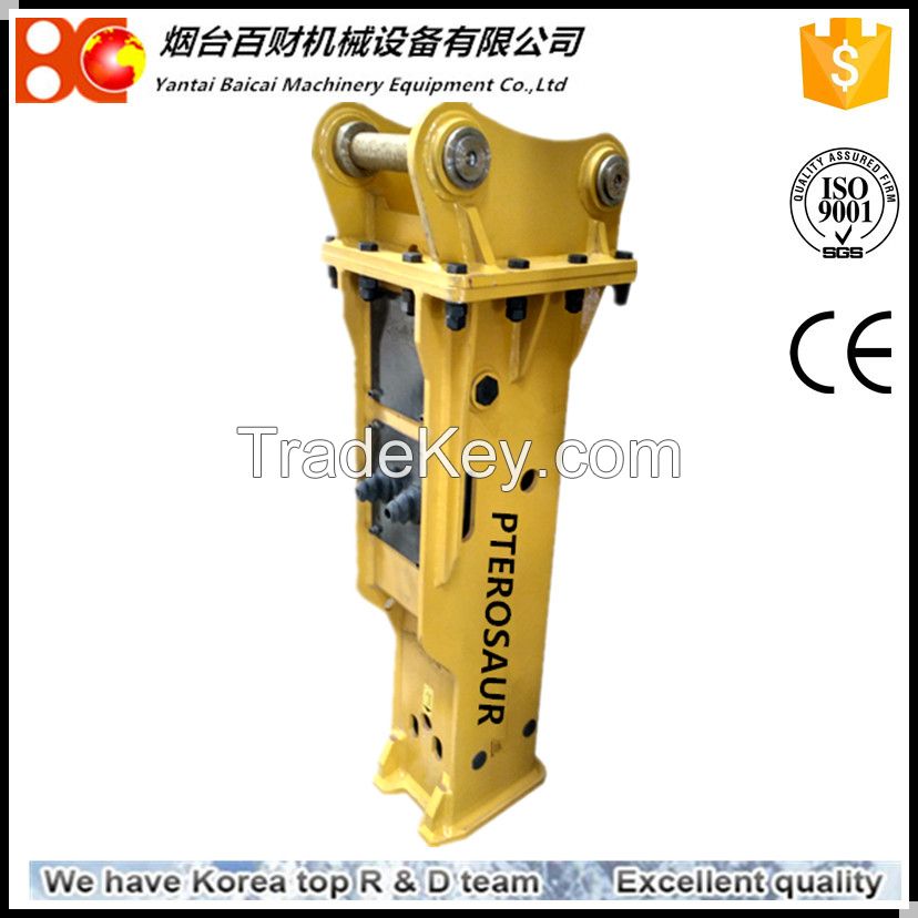 Pterosaur best price high quality YLB1000 hydraulic breaker hammer with chisel 100mm