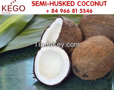 New Crop Semi-husked Coconut For Sale