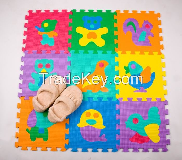 Meitoku popular simple eva foam puzzle interlocking joint mats for kid