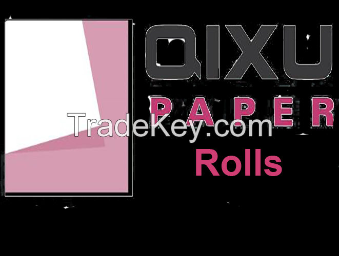 Wholesale Self-adhesive Barcode Sticker Label Paper Material Rolls Qixu paper