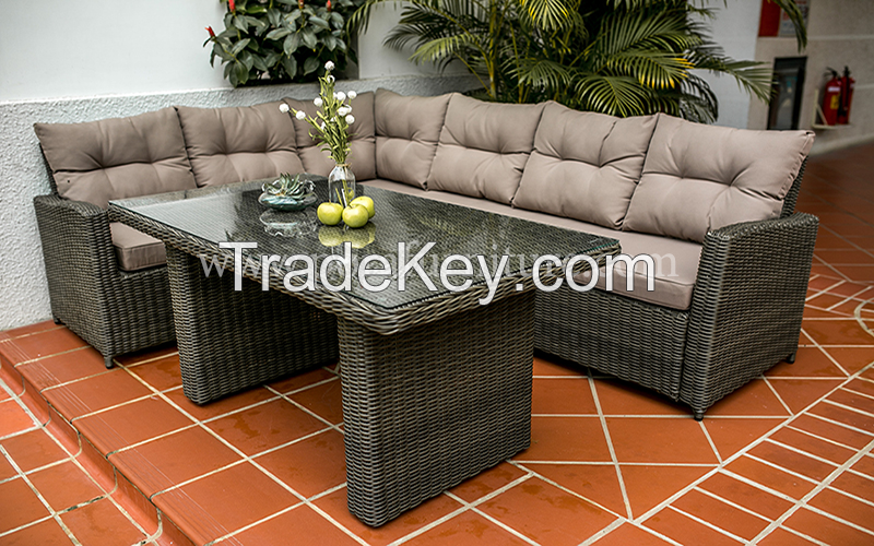 Outdoor Indoor Wicker Furniture Sofa Sets