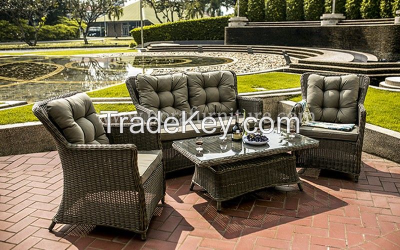 outdoor indoor wicker rattan sofa garden furniture set