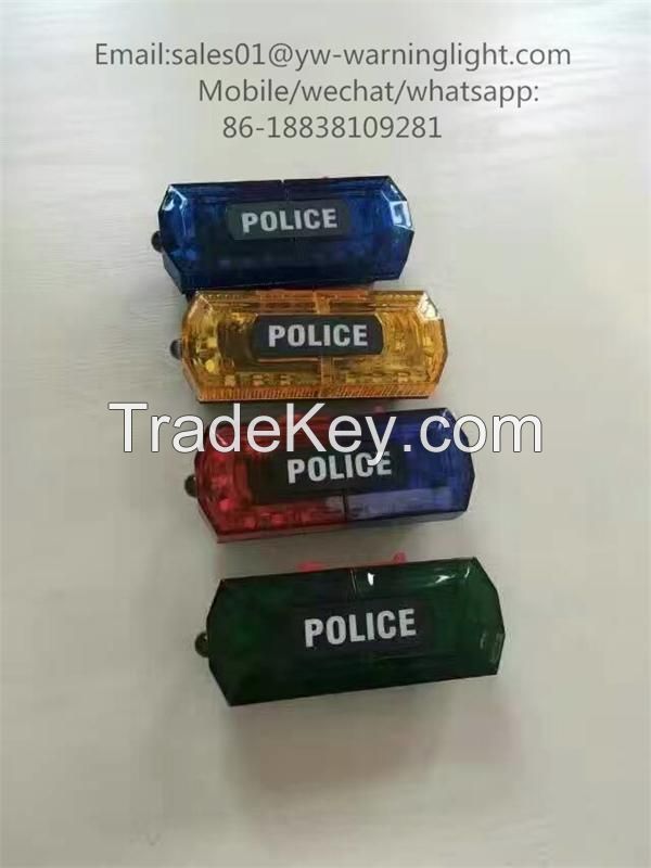 LED Shoulder Warning Light Strobe Light Police Lights and Siren