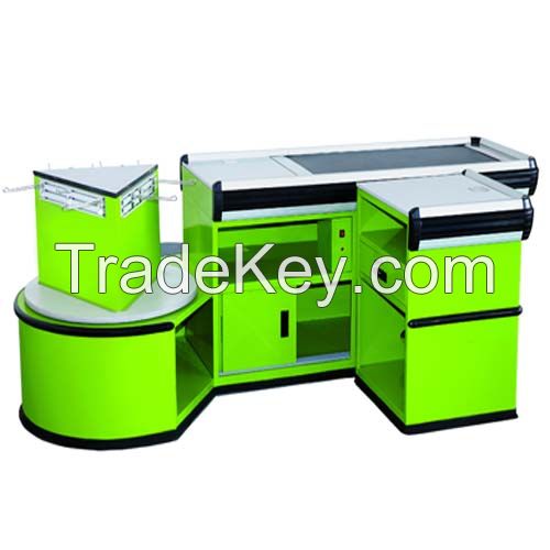 Luxury Style Electrical Checkout Counter With Belt CE certificated