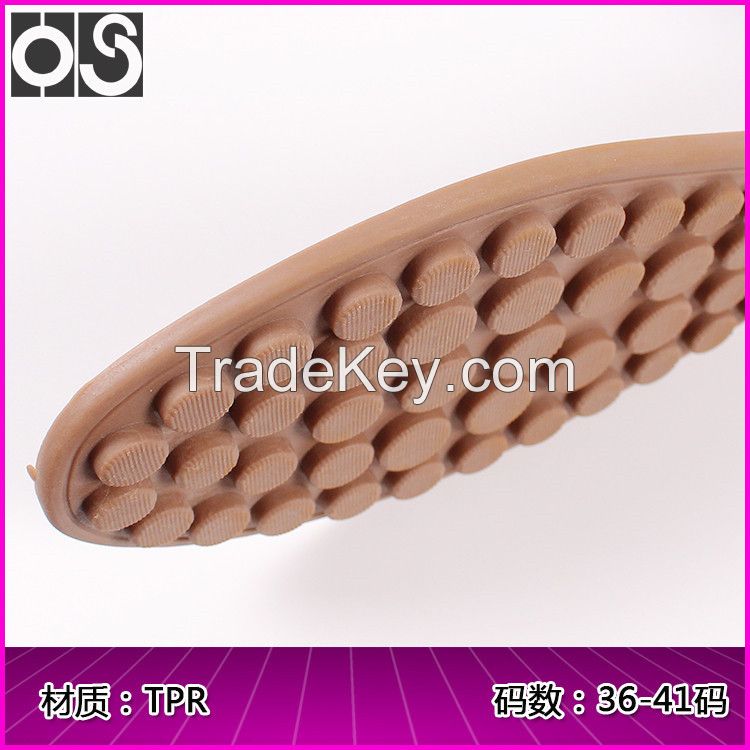 Huasu Flexible Non-slip High-quality Tpr Soles Casual Sports Peas Sole