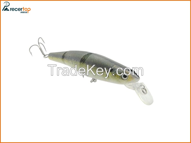 Three section luers fishing lure little square bill