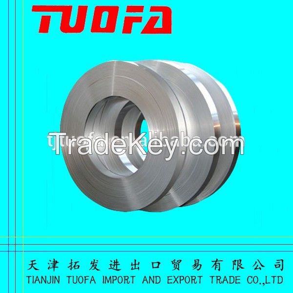 High quality 201/304/316 Stainless steel coil strip/stainless steel banding strap for power transmission from TUOFA supplies