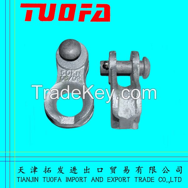 high quality galvanized thimble clevis for transmission line fittings