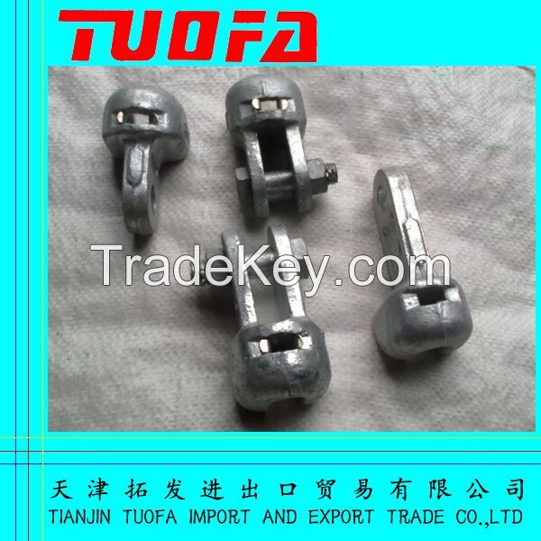 High quality hot dip galvanized socket clevis eye/linking power fitting