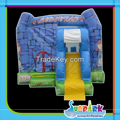Kids Jumper Inflatable Combo Bouncers with Mushroom Theme