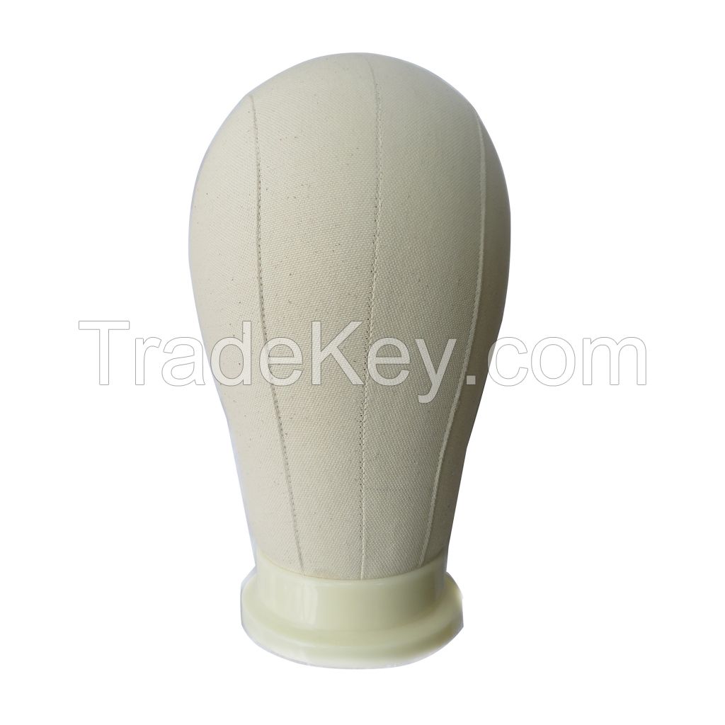 21/22/23/25" Canvas Block Head  For Wig Making Water Repellant Mannequin