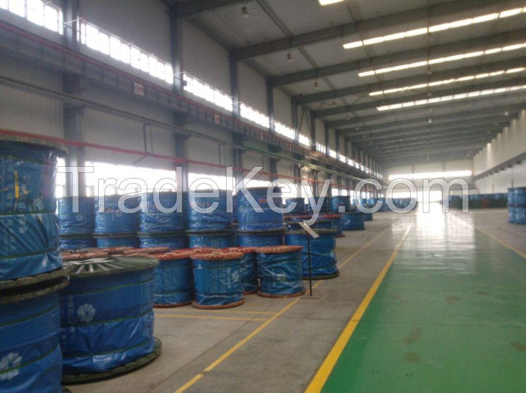 6Ã—19 Roud Strand Wire Rope for Oil Drilling with API-9A Certificate