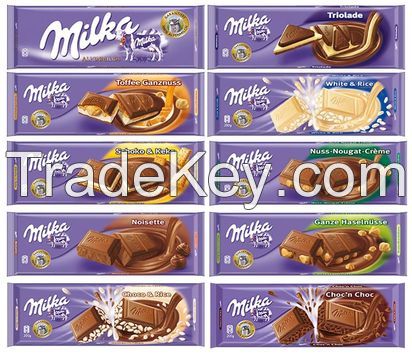 Milka Chocolate all kinds 300g 100g