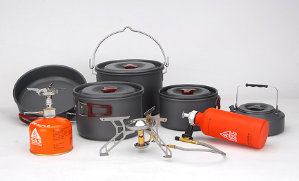 Camping Gas Stove & Cookware