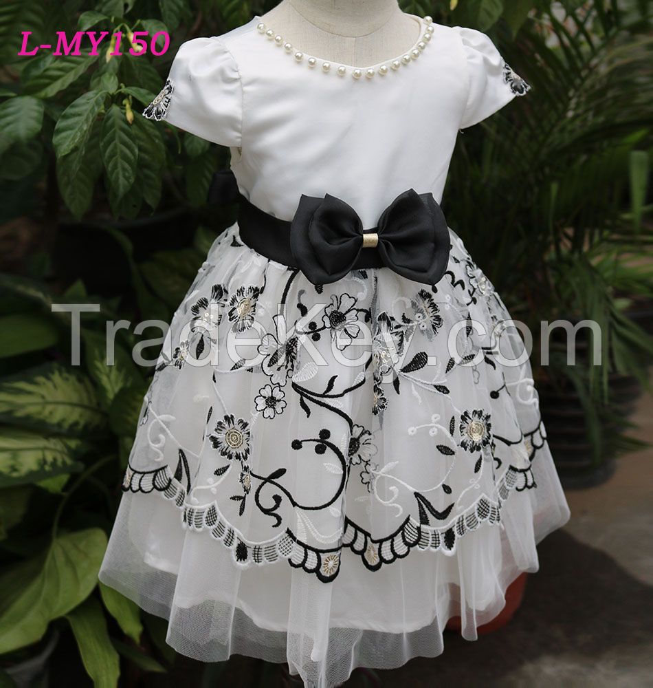 Online shopping top 100 baby girl baptism dress embroidery plus size evening gown dress