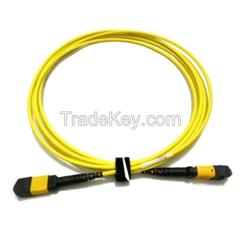 MPO-12MPO SMF Singlel-mode Fiber Optic Trunk Cable, 12 Core Fiber, offer migration path from 10GbE to 40/100GbE