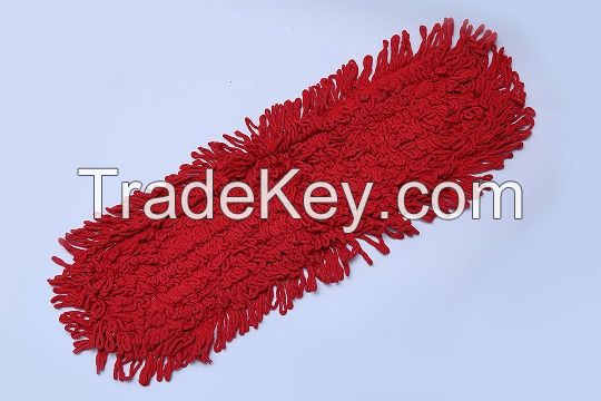 Cotton Red Dust mop  Looped