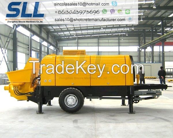 Tunnel Construction High Precision Concrete Pump For Sale