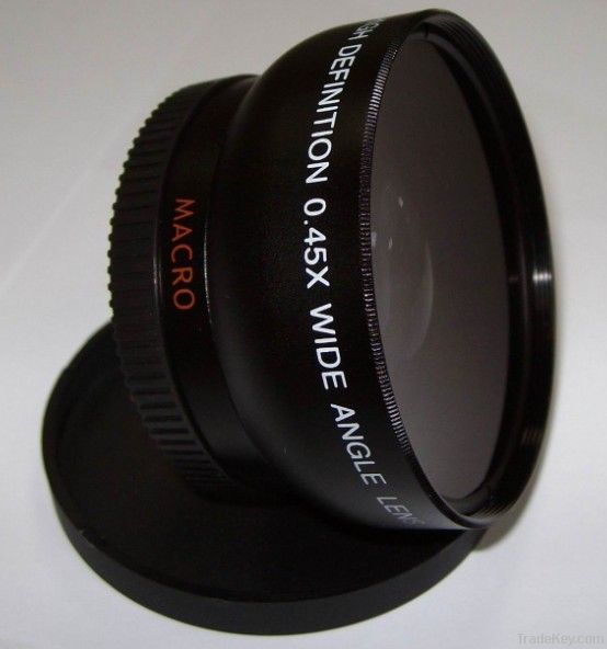 High Definition 52mm 0.45x Camera Lenses With Wide Angle Lenses for Ca