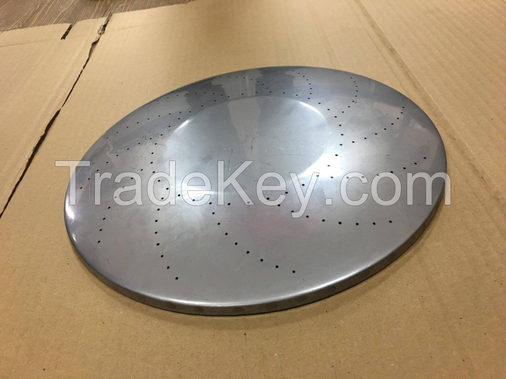 Round stainless steel burner