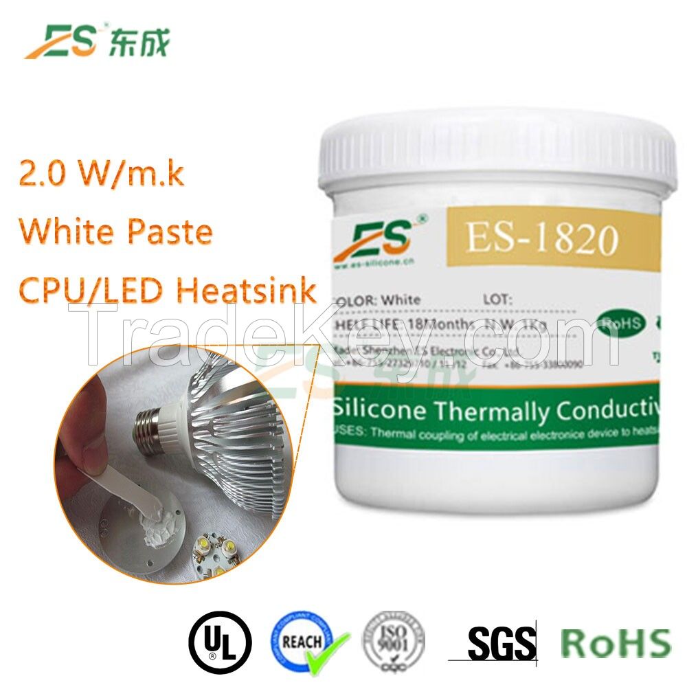 2.0 W/m.k heat transfer silicone thermal grease/paste compound