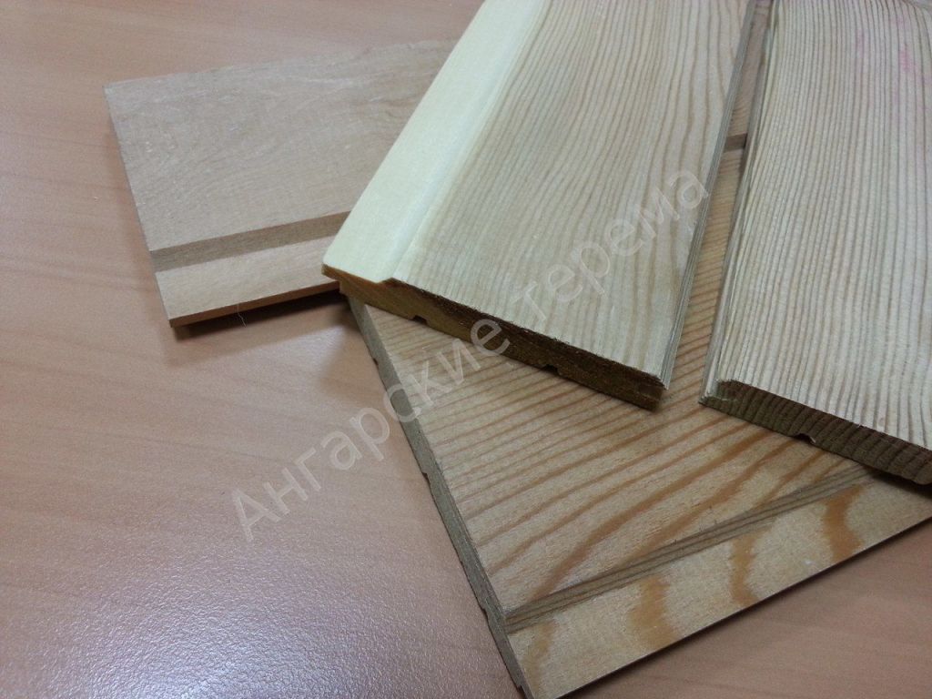 Siberian larch Lining (siding, cladding) differnent profiles, direct sale from manufacturer