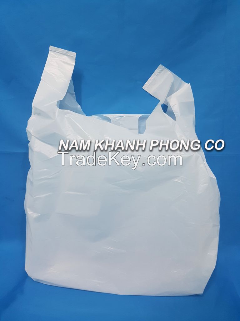 Wholesale T-shirt plastic bag for shopping packaging storage